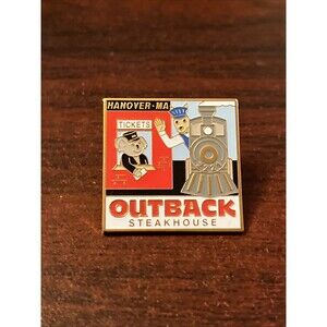 Outback Steakhouse‎ Hanover Massachusetts  Kangaroo Koala Lapel Hat Pin